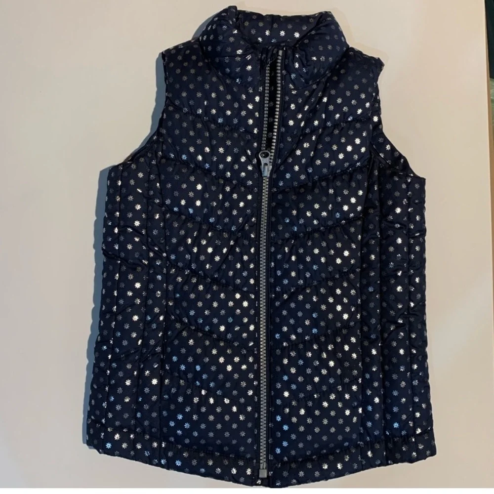 Gap kids vest. Navy and silver